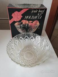 Portafrutta in vetro Moldavia Veropa con scatola