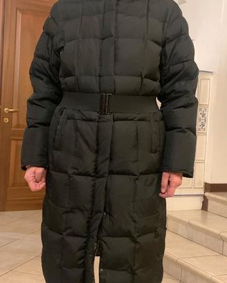 Cappotto lungo in vero piumino tg.XL