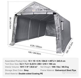 Gazebo per auto e moto