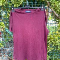 T-shirt maglia maniche corte Alcott uomo L viola