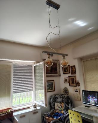 lampadari con luce led calda uno a due lampade E14