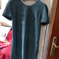 Vestito da donna Benetton verde petrolio taglia L