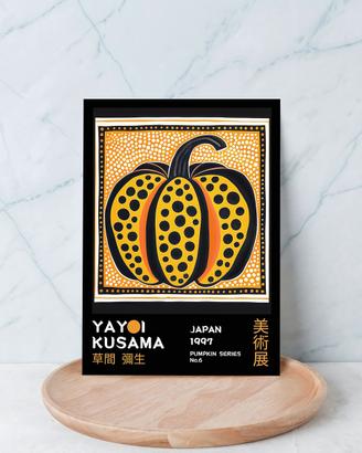 Poster Yayoi Kusama Pumpkin Series No.6 Japan 1997