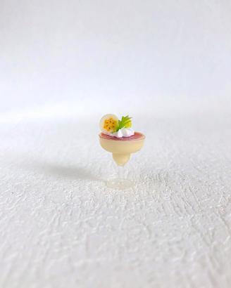 Miniature casa bambole bicchiere cocktail