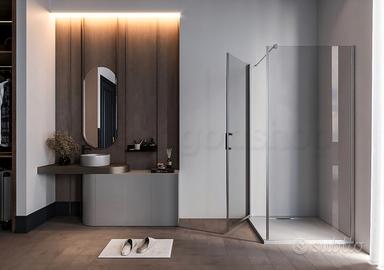 Box doccia 70x90  anta battente leggermente curvat