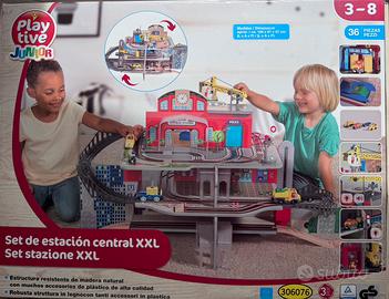 Play tive Set Stazione XXL + gru + binari