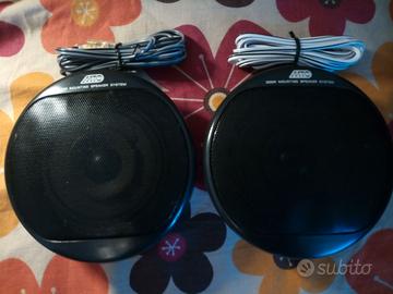 Coppia di altoparlanti x auto 4" (2x40W)