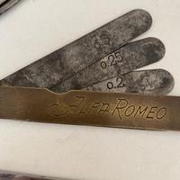 Alfa romeo anni 20 spessimetro per valvole esso