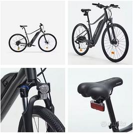 Bici ELETTRICA trekking ALLUMINIO tg.L + ACCESSORI