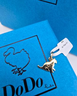 Ciondolo DoDo Gatto "Viziami" Oro Giallo 18 Kt