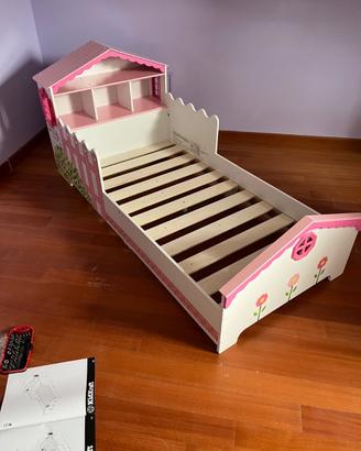 Letto bambina casa della bambole lettino