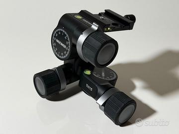 NEEWER Testa Treppiede a 3 Vie con Piastra QR Arca