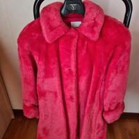 Pelliccia ecologica Vintage Benetton anni '80