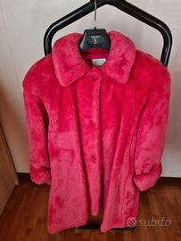 Pelliccia ecologica Vintage Benetton anni '80