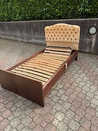 Letto singolo con materasso