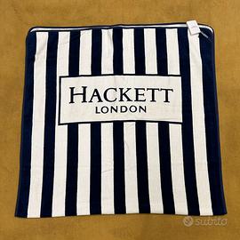 Telo Mare Hackett London a righe bianco/blu