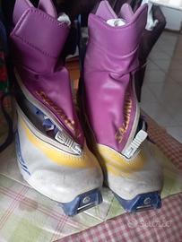 lotto 3 scarpe scarponi da sci donna numero 39-40