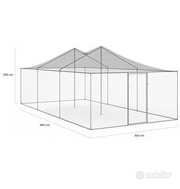 Recinto per galline oche anatre pavoni