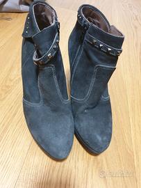 tronchetto pelle scamosciata 39 nero giardini