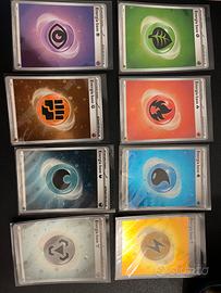 Pokemon 151 set Energie Holo con swirl