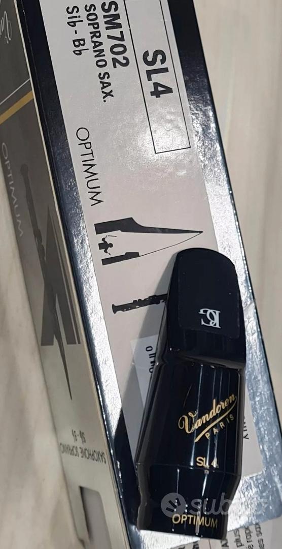 Set Bocchino Sassofono Soprano In ABS | Con Ance E Cappuccio | Ideale Per Principianti E Studio - Foto 2