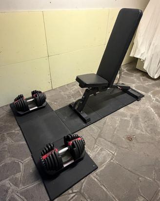 Home Gym KingsGym – Manubri 5-40kg + Panca