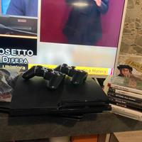 Ps3 con giochi, accessori e cavetteria