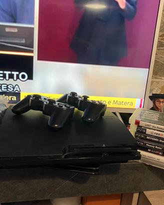 Ps3 con giochi, accessori e cavetteria