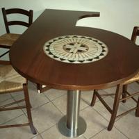 penisola con sgabelli