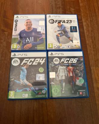 Videogiochi fifa eafc ps5 (prezzi in descrizione)