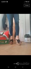 sandali suede plateau
