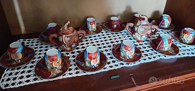 Set 11 tazzine caffè e due zuccheriere giapponese