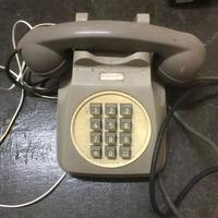 VINTAGE SIP TELEFONO a pulsantiera degli ANNI '70