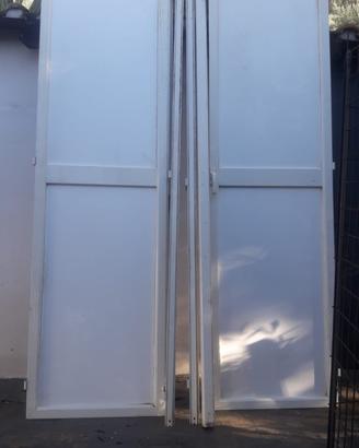 porte veranda in alluminio con telai