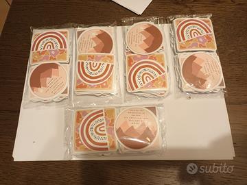 5 confezioni di 100 Adesivi Boho