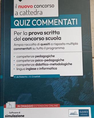libro concorso a cattedra quiz