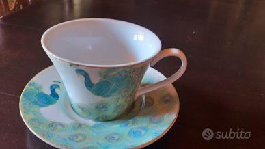TAZZA E PIATTINO THÈ  CERAMICA
