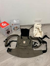 Marsupio Ergo Baby + cuscino riduzione per neonato