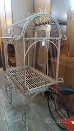 carretto ornamentale portafiori