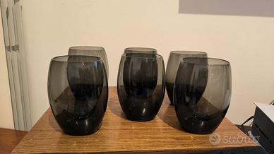 6 bicchieri in vetro