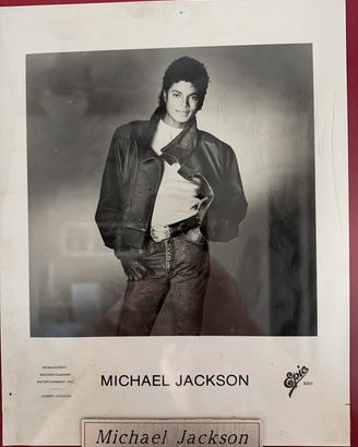 Michael Jackson Autografo + certificato di autenti