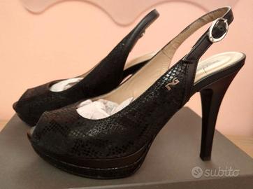 Sandali NeroGiardini n.38 usati solo 1 pomeriggio 