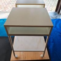 Coppia di comodini ikea - 45x35 cm bianchi - usati