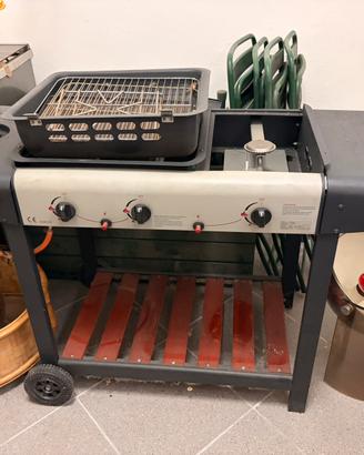 Barbecue a gas Ompagrill 4080 double