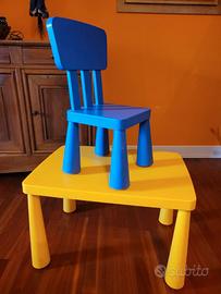 Tavolino con sedie per bambini