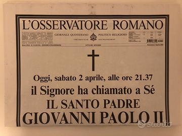 Quotidiano L' Osservatore Romano