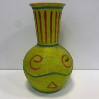 Grande Vaso fiori in ceramica dipinto a mano