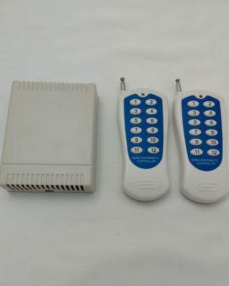 12-CH wireless programmabile telecomando