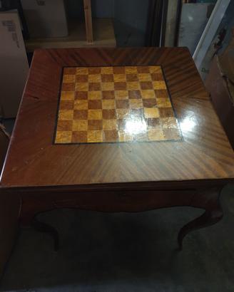 Tavolo scrittoio da gioco dama