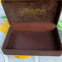 Scatola orologi Bulova Accuquartz anni 70